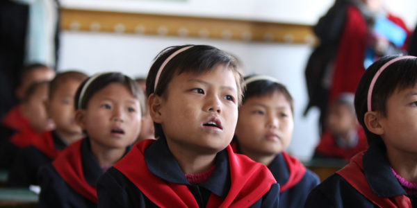 19 Oct 2011 – Students at the WFP, UNICEF-supported Provincial Boarding School in Hamhung City, DPRK