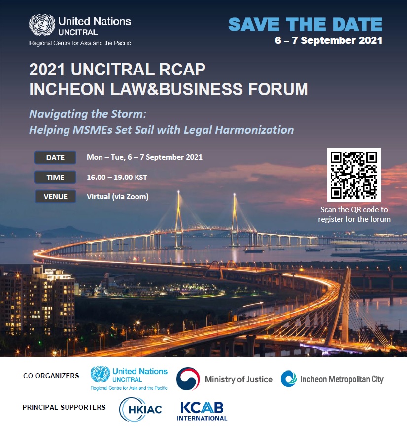 UNCITRAL RCAP 2021 Incheon Law & Business Forum